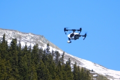 Drone Dji Inspire montagne