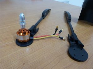 Drone spécifique, conception et fabrication de supports moteurs