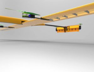 Drone spécial intégration nacelles moteurs.