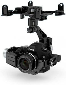 La Nacelle Dji Zenmuse Z15 et un appareil photo Canon 5D Mark III